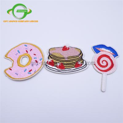 China Custom 3D Embroidery Sticker Patch For Clothing Cute Embroidered Patches for sale