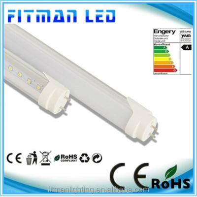 China Indoor lighting 2400mm 8 feet led tube light t8 36w double bollard 8ft led tube with long life for sale