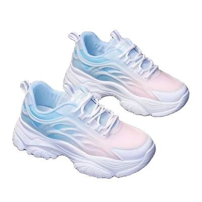 China Fashion Trend High Quality New Sneakers For Women Casual Fashion Bottom Chunky Mesh Breathable Outdoor Anti Slip And Lightweight Running Shoes for sale