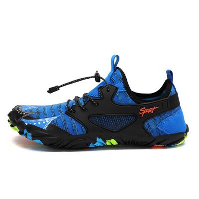 China New Men's Beach Cushioning, Diving, Snorkeling Shoes, Outdoor Wading Uphill Swimming Shoes, Anti-Cutting Five-finger Skin Shoes for sale