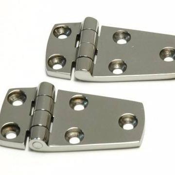 China Modern Custom Metal Stamping Parts Spraying Installation Hinge Support Refrigerator Door Hinge Support for sale