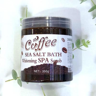 China Hot Selling Exfoliator Salt Scrub Face Scrub Natural Exfoliating Skin Whitening Coffee Charcoal Coconut Honey Sugar Body Scrub for sale