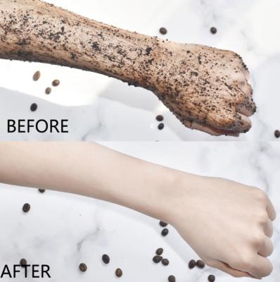 China Custom Exfoliator Logo Private Label Skin Whitening Coffee Brown Sugar Body Scrub for sale