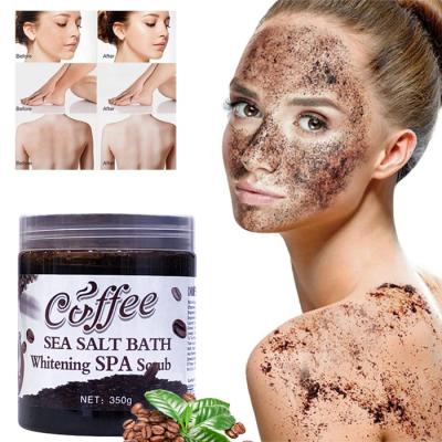 China Private Label 100% Natural And Organic Ingredients Exfoliator Coffee Scrub For Face And Body for sale