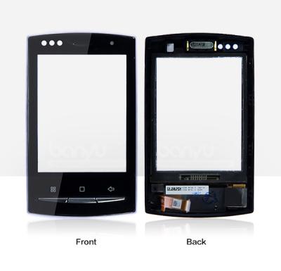 China Black Color LCD Replacement Touch Digitizer For Sony xperia x10 mini 2.55 inch screen for sale