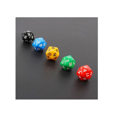 China Wholesale Multicolor Environmental Friendly Acrylic Material Bulk Net Game Dice for sale