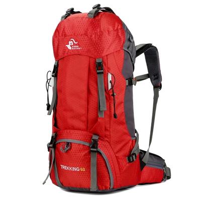 China Custom Waterproof Adventure Waterproof Outdoor Traveling Bag Hiking Sports Backpacking Rucksack Camping Backpack for sale