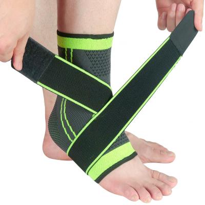 China Protective Elastic On All Sides Mens And Womens Sports Foot Drop Brace Nylon Ankle Support Bandage for sale