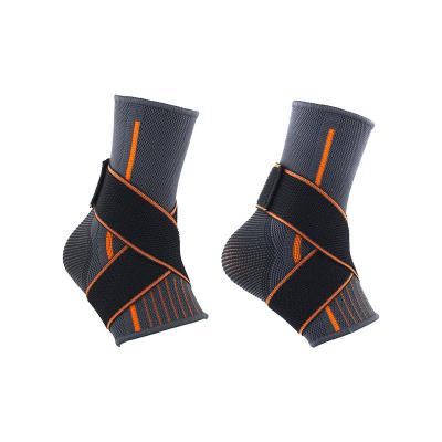 China Protection Health Massage Polyester Workout Sports Ankle Support Stabilizer Brace for sale