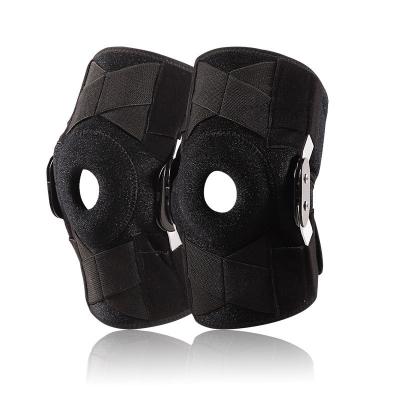 China Universal Adjustable Hinged Knee Leg Brace Support To Protect Sports Knee Pads for sale