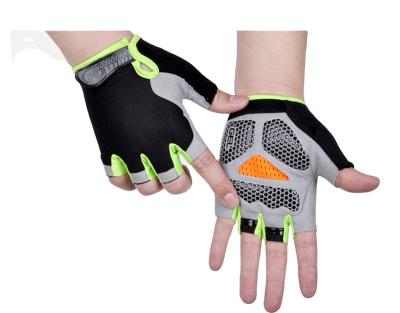 China Unisex Breathable And Shockproof Mens And Womens Sports Bike Cycling Half Finger Riding Gloves for sale