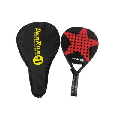 China Carbon Fiber Backing Customized Logo Carbon Fiber Board Sports Beach Tennis Racket for sale