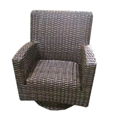 China Commercial Environment Hotel Sofa Set White Rattan Outdoor Furniture And Swivel Glider Chair for sale