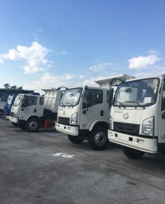 China dongfeng chassis truck with mini dump truck for export 4000*2200*800 for sale