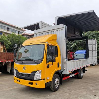 China Dongfeng chenglong fender van light truck with open fender box truck for sale 4050*2100*1640 for sale