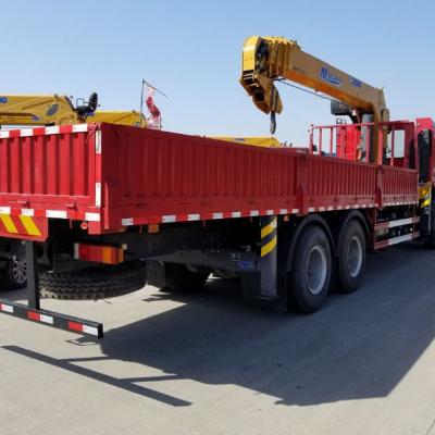 China China hot sale and good sale mounted truck crane with dongfeng 6x4 crane for truck > 8L for sale