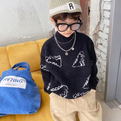 China Fashion Breathable Custom Design Wholesale Custom Design Long Sleeve Toddler Boy Winter Toddler Boy Sweater Top for sale