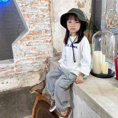 China Factory Direct Selling Breathable Autumn Winter Toddler Girl Sweatpants Cargo Pants Trousers For Girls for sale