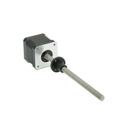 China NEMA17 Stepper Motor With Screw Shaft 70mm Diameter Pitch 2mm Lead 8mm 17HS3001-70N88 Long 8mm for sale