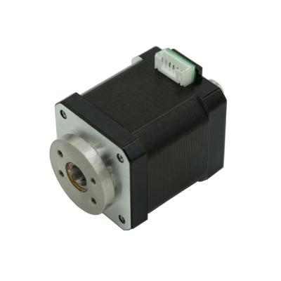 China Hollow Rotary Shaft Stepper Motor NEMA 17 Unit Index Stepper Motor 17HS5005-TD01 for sale