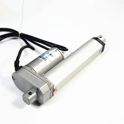 China 12V Drip Proof Electric Linear Actuator , DC Linear Actuator 12mm/s Speed ​​750N Thrust 250mm Stroke for sale