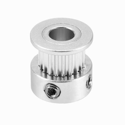 China All Aluminum Belt Pulley 20 Tooth 9mm Adjustable Wide Belt GT2 Pulley for sale