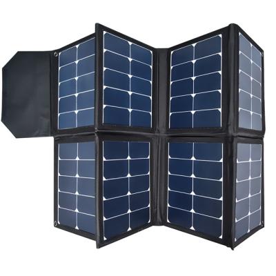 China Waterproof Waterproof Solar Panel Charger 130W Power Sunpower Cell With 5V/12V/19V Output for sale