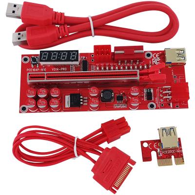 China V013 Red Flash LED PRO PCI-E PCIE Display Temperature Better Than VER 009S 009C 010X 010S 011 PRO Display 012 013 PLUS for sale