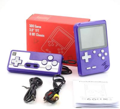 China Gift handheld game console, support game on TV and two players, 800mAh rechargeable battery, stage for kid for sale