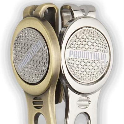 China Wholesale custom zinc alloy golf divot tool with your desgin ball marker for sale