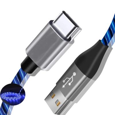 China USB Multi Cell Cable Data Transfer Function Data Transfer Cable Mobile Light LED Charging Cable Can Be Customized Color And Material for sale