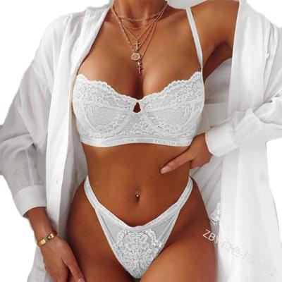 China Sexy Colorful Female Lingere Lingerie Sets Hollow Out Lace Up Women Lingerie Set for sale