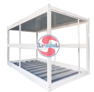 China Traditional Cheap Fast Assembled Mobile Container Sale Light Fire Customized PVC Box Wall Window House Office Sentry Steel Steel Roof for sale