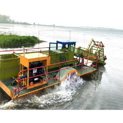 China Floating Water Harvest Waste Used Aquatic Water Weed Plant Harvester For Lake Surface - Lake Weed Harvester buy for sale