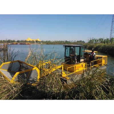 China Water Harvesting River Garbage Waste Skimmer Boat Skimmer Salvage Aquatic Boat / Garbage Recovery Boat for sale