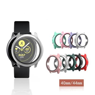 China Plastic PC 9HD Tempered Glass Watch Case Protector Cover For Samsung Watch Active2 40mm 44mm Frosted Watches Case for sale