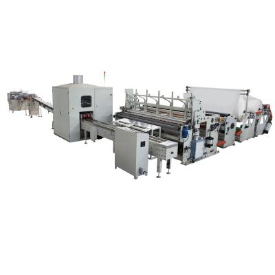 China Factory Automatic Toilet Paper Roll Making Machine Right Line for sale