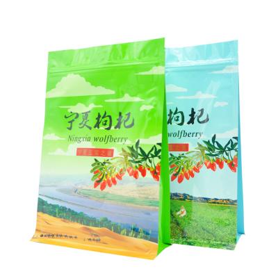 China Food Customized Printing High Quality Flat Bottom Zipper Pouch Protein Powder Food Mylar Package Bag for sale