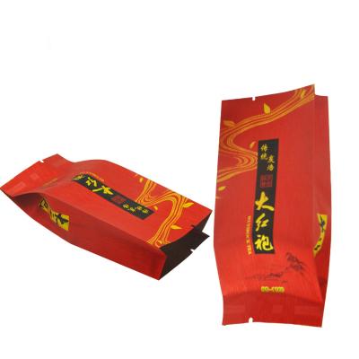 China Food Package Side Gusset Custom Plastic Packing Pouch Lap Seal Bag Back Flap Packing Bag With Logo for sale