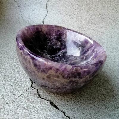 China China Amethyst Quartz Crystal Dream Bowls Healing Stone Bowl Crystal Crafts For Home Decoration for sale