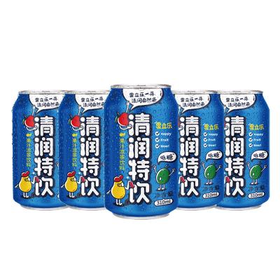 China Natural High Quality Canned Soft Drink Beverage Factory Outlet Herbal Tea Fruit Juice for sale