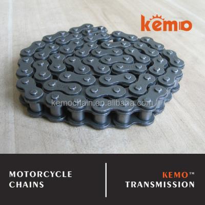 China ALLOY 420 428 428H 520 520H 530 530H roller chain type and standard or non-standard motorcycle chain for sale