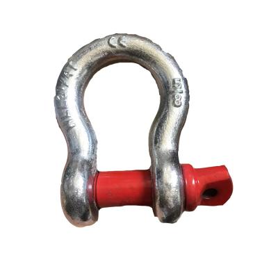 China High Strength D Type Shackle 3 Inch 1/4T D Ring Hardware D Rigging Fittings Bow Shackle for sale