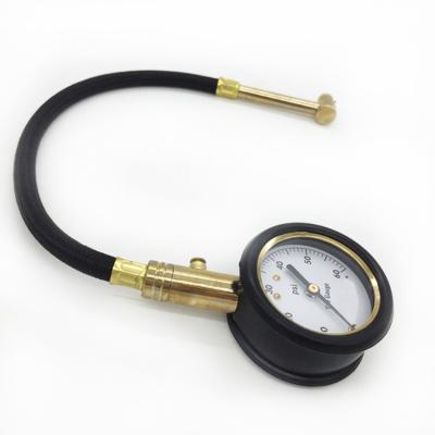 China Wholesale 50psi-100psi Steel Digital Car Tire Pressure Gauge With Rubber Protector for sale