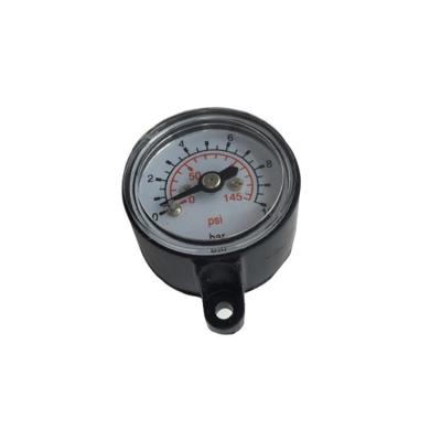 China Mini Portable 1 Inch Gauge Caterpillar Mechanical Pressure Gauge For Gas And Liquid Media 25mm for sale