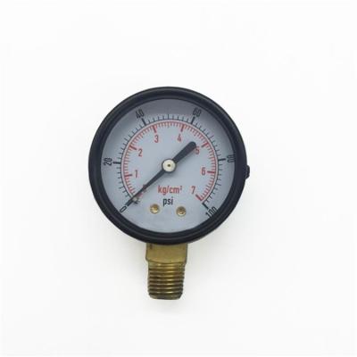 China High Pressure Low Pressure Gauge 50mm Gauge 0-300psi Pressure Gauges for sale