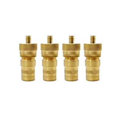 China Accessory for 100% Gauge CNC Machining (4 Wheel Drive) 4wd Off Road Tire Deflation Brass Preset Valve For Universal Jeep HUMMER for sale