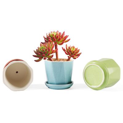 China Europe pot wholesale Nordic succulent ceramic flowerpot for planting flower pots for sale