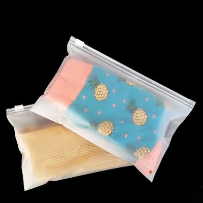 China Custom Biodegradable Moisture Proof T Shirt Swimwear Zipper Packaging Clothing With Logo Zip Lock Packaging Bags for sale