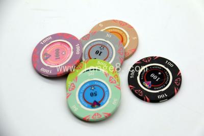 China Nylon Material Poker Chips For High Class Casino for sale